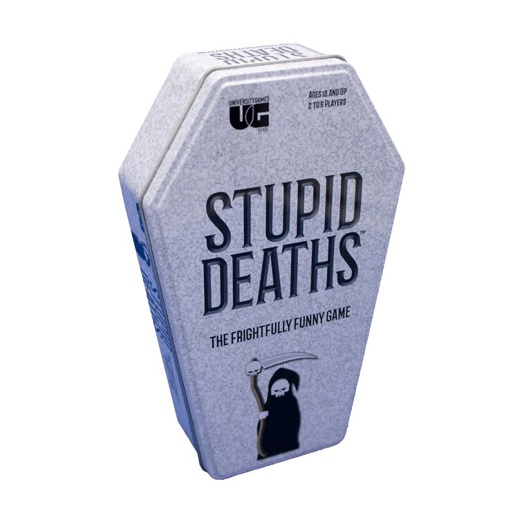 Stupid Deaths Card Game Tin